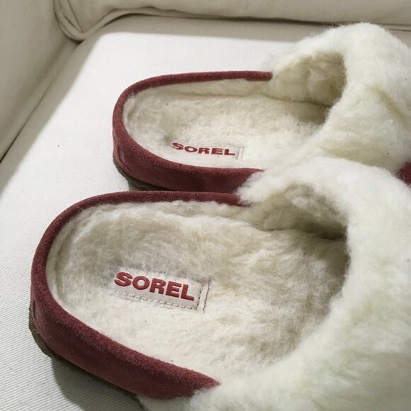 SOREL Women's Rose Dust Nakiska Slide II Size 11 - Picture 3 of 6
